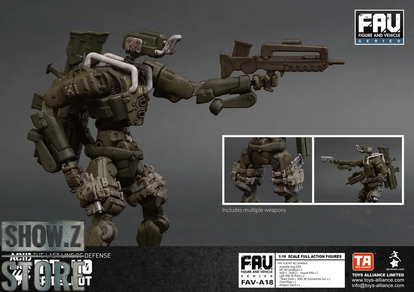 Toys Alliance Acid Rain 1/18 FAV-A18 MT-40 Camelbot 5 Toys Alliance Acid Rain 1/18 FAV-A18 MT-40 Camelbot - Image 5