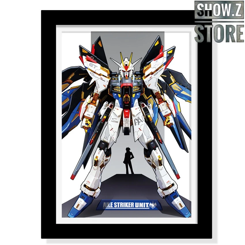 ChenFu Studio GAT-X105+AQM/E-X01 Aile Strike Gundam 3D Wall Art Decoration Picture 2 ChenFu Studio GAT-X105+AQM/E-X01 Aile Strike Gundam 3D Wall Art Decoration Picture - Image 2