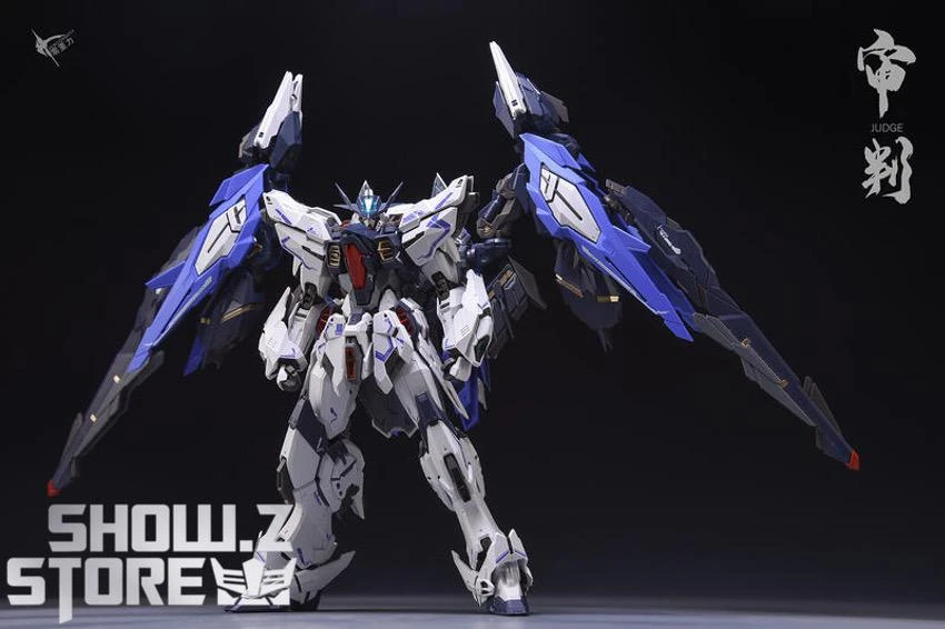 Zero_G Studio 1/100 MG Judge Gundam Model Kit Blue Version 3 Zero_G Studio 1/100 MG Judge Gundam Model Kit Blue Version - Image 3