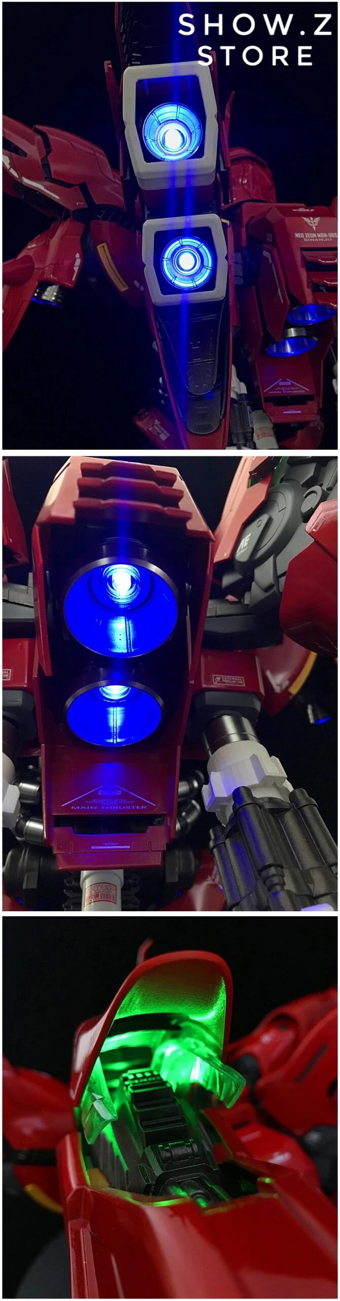 BSC Yihui YH Model 1/35 MSN-06S MNS06S SINANJU New Zeon Customized Gundam Bust Model Kit 9 BSC Yihui YH Model 1/35 MSN-06S MNS06S SINANJU New Zeon Customized Gundam Bust Model Kit - Image 9