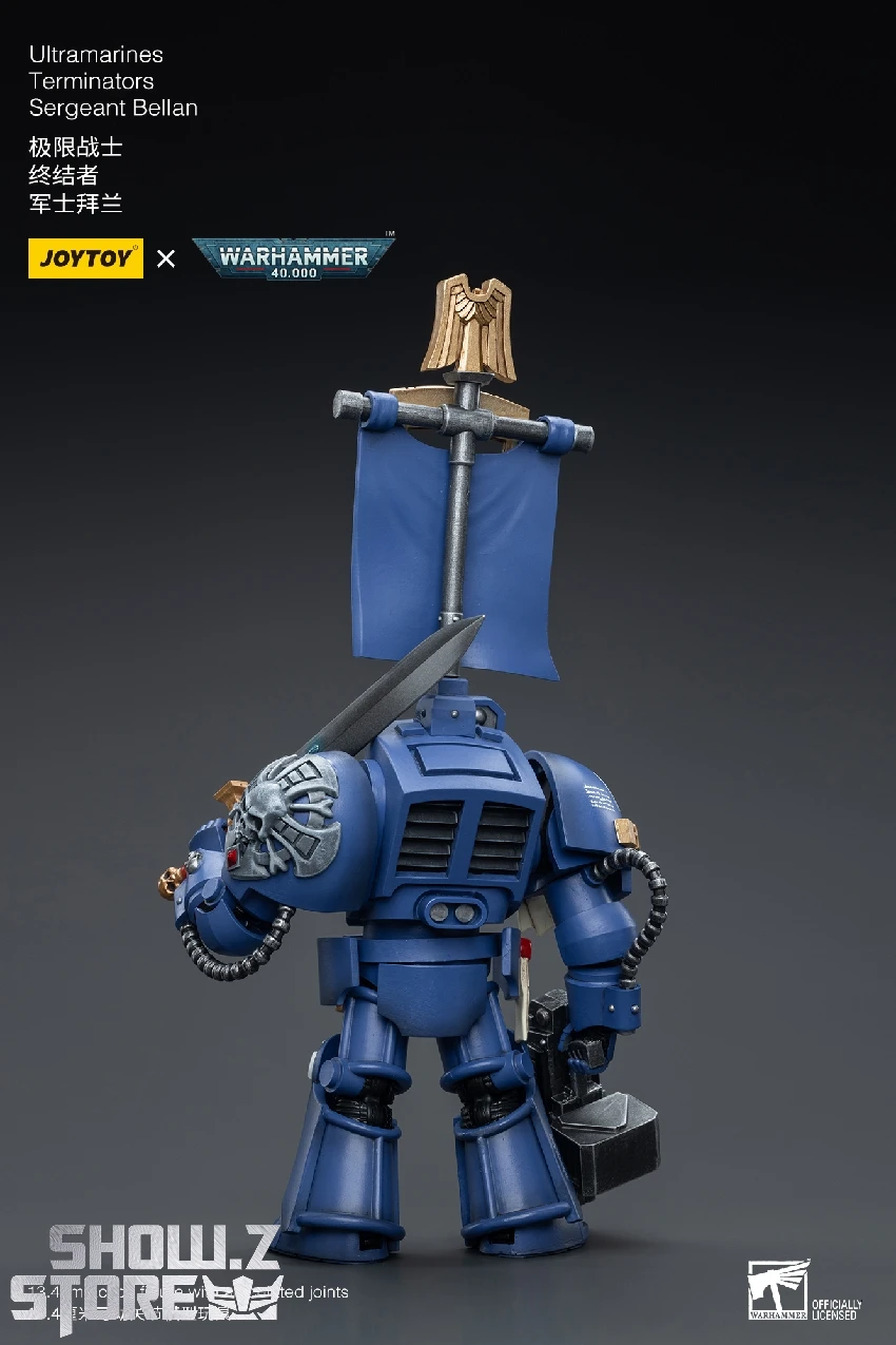 JoyToy Source 1/18 Warhammer 40K Ultramarines Terminators Sergeant Bellan 3 JoyToy Source 1/18 Warhammer 40K Ultramarines Terminators Sergeant Bellan - Image 3