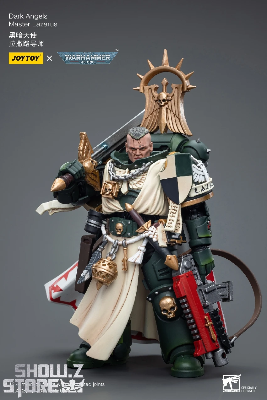 JoyToy Source 1/18 Warhammer 40K Dark Angels Master Lazarus 5 JoyToy Source 1/18 Warhammer 40K Dark Angels Master Lazarus - Image 5
