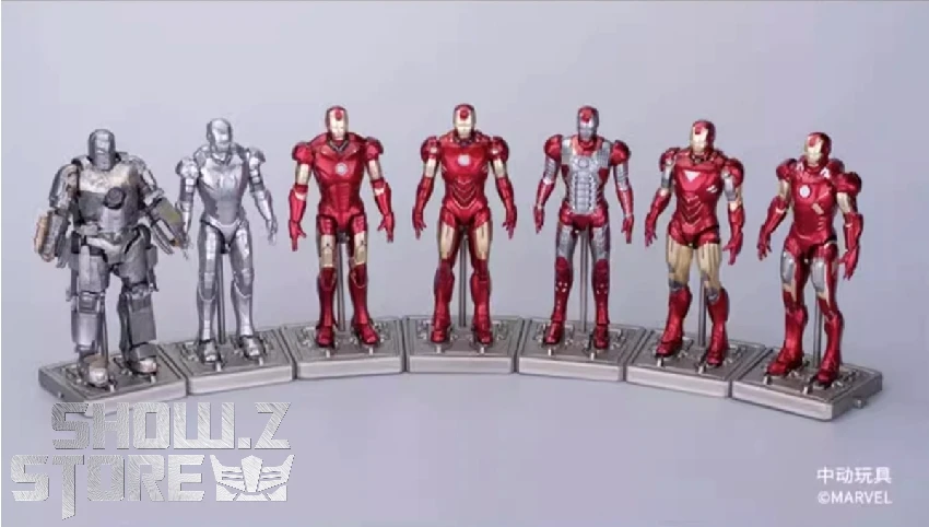 ZT Toys Marvel Licensed 1/20 Iron Man Hall Of Armor Full Set 2 ZT Toys Marvel Licensed 1/20 Iron Man Hall Of Armor Full Set - Image 2