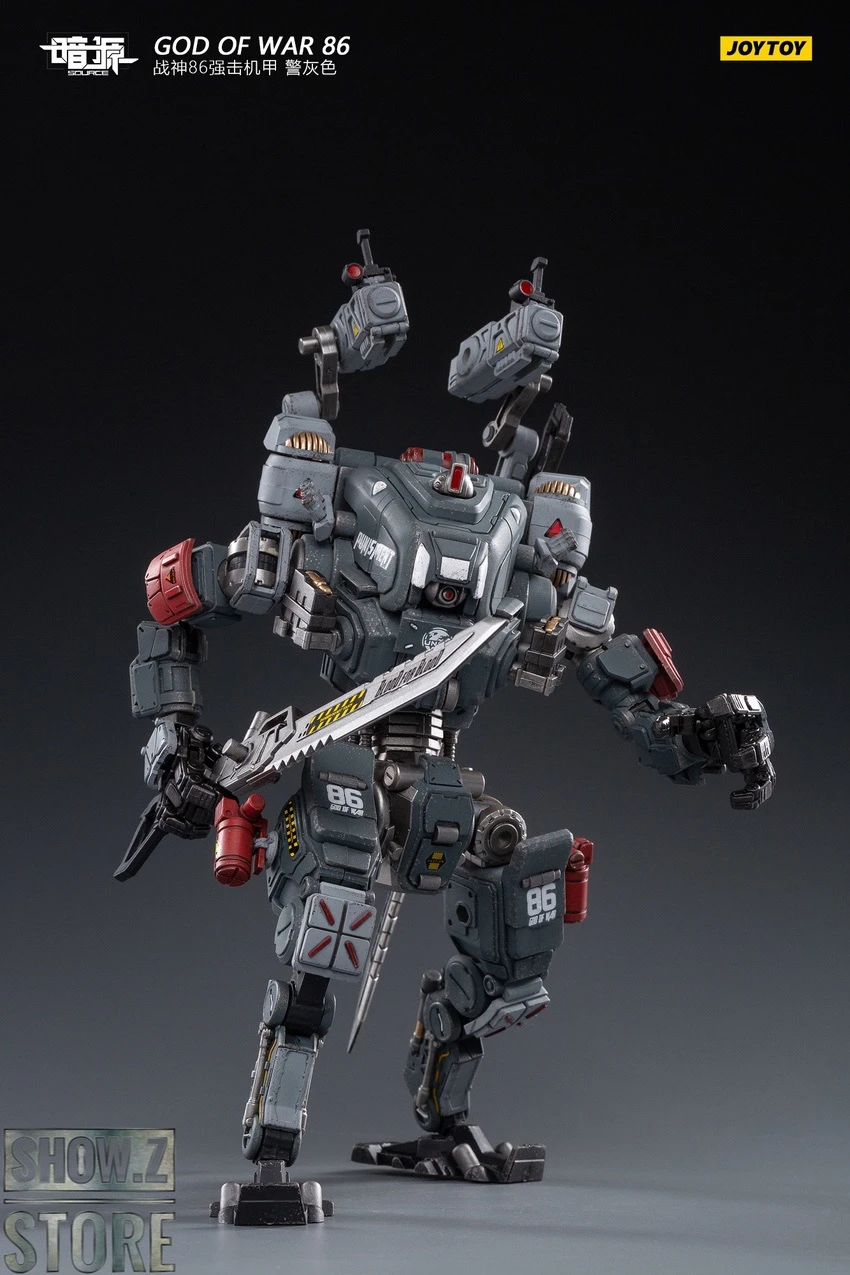 JoyToy Source 1/24 God Of War 86 Mecha W/ Pilot Grey Version 5 JoyToy Source 1/24 God Of War 86 Mecha W/ Pilot Grey Version - Image 5