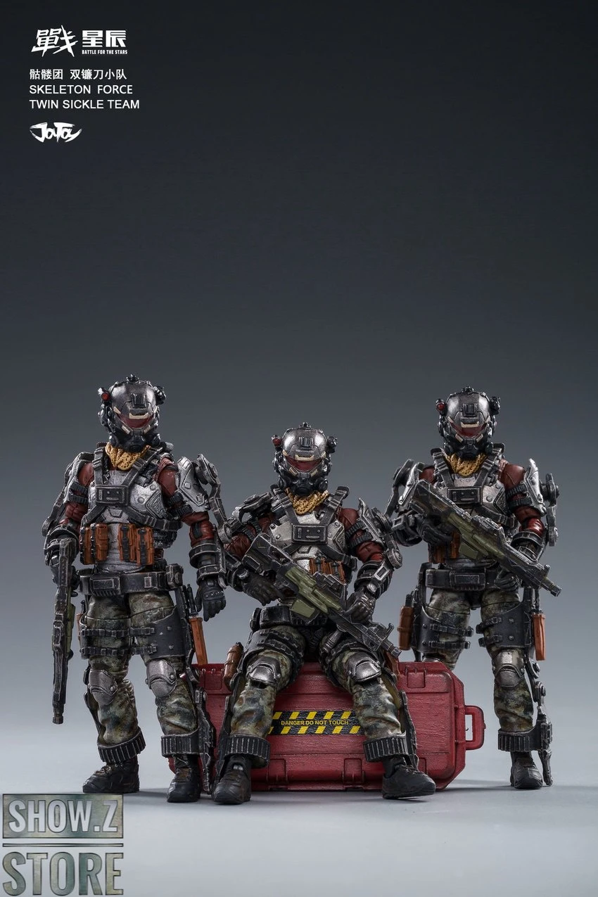 JoyToy Source 1/18 War Stars Skeleton Forces Double Sickle Squad & Helan Set Of 4 6 JoyToy Source 1/18 War Stars Skeleton Forces Double Sickle Squad & Helan Set Of 4 - Image 6