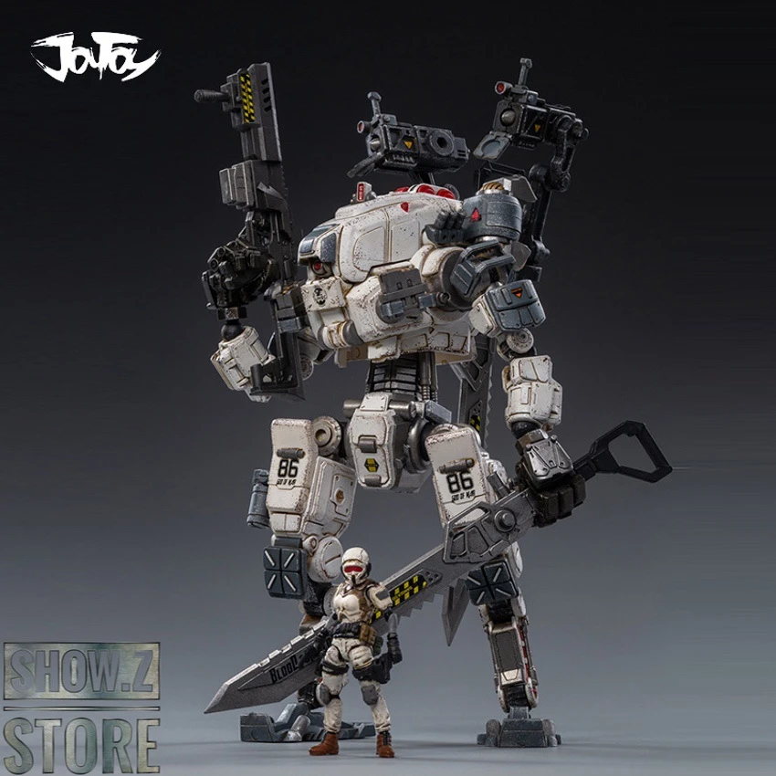 JoyToy Source 1/24 God Of War 86 Mecha W/ Pilot White Version 4 JoyToy Source 1/24 God Of War 86 Mecha W/ Pilot White Version - Image 4