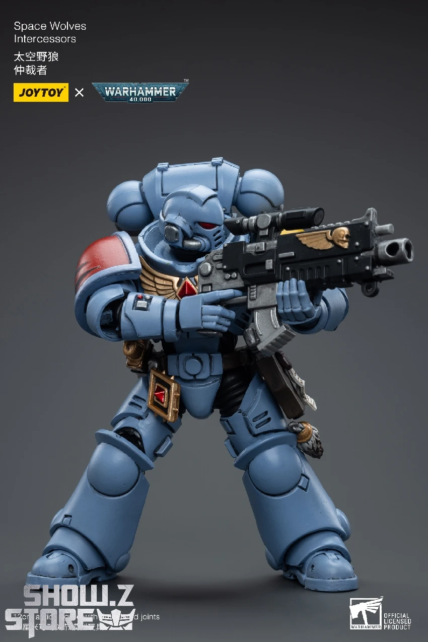 JoyToy Source 1/18 Warhammer 40K Space Wolves Intercessors 3 JoyToy Source 1/18 Warhammer 40K Space Wolves Intercessors - Image 3