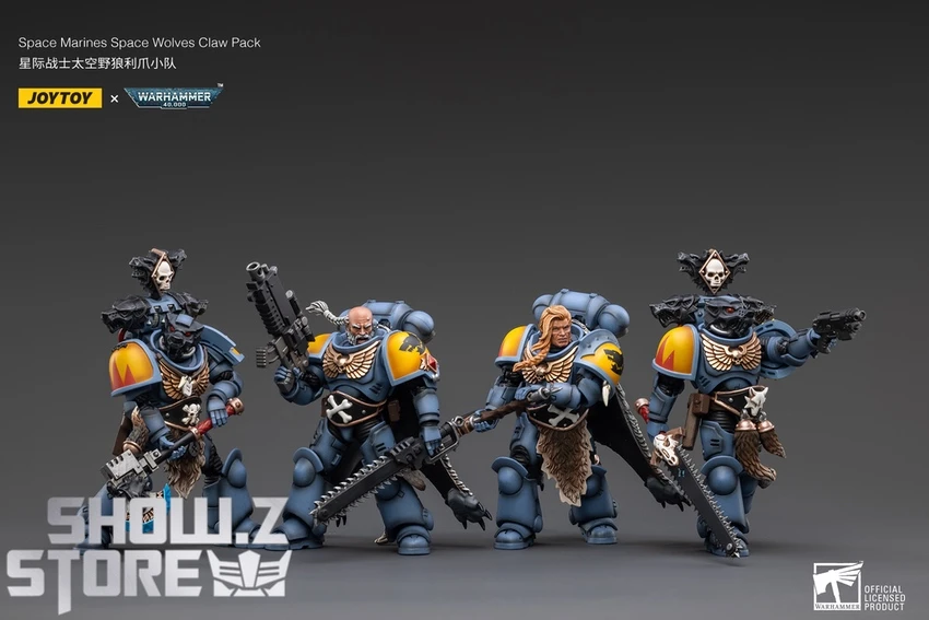 JoyToy Source 1/18 Warhammer 40K Space Wolves Claw Pack Set Of 4 3 JoyToy Source 1/18 Warhammer 40K Space Wolves Claw Pack Set Of 4 - Image 3