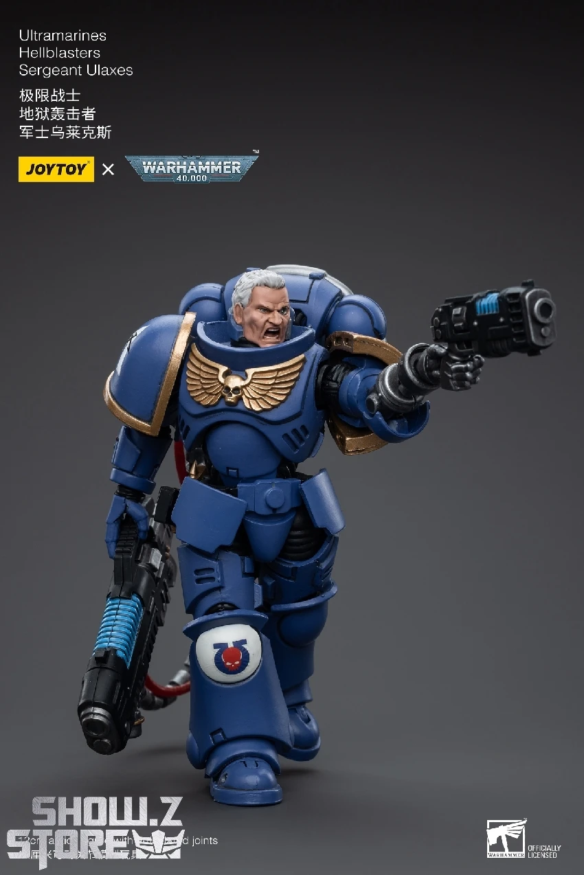 JoyToy Source 1/18 Warhammer 40K Ultramarines Hellblasters Sergeant Ulaxes 5 JoyToy Source 1/18 Warhammer 40K Ultramarines Hellblasters Sergeant Ulaxes - Image 5