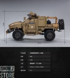 JoyToy Source 1/18 War Stars Crazy Armed SUV Desert Version -Show.Z Toys Deals Store 1497342237