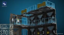 FreshRetro 1/18 1/24 SIB04 Scene In Box Fortifications-B Model Kit -Show.Z Toys Deals Store 159c8964d9