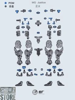 Point Factory Studio PFS02-2 Metal Parts For Bandai MG ZGMF-X09A Justice Gundam -Show.Z Toys Deals Store 16d43673e0