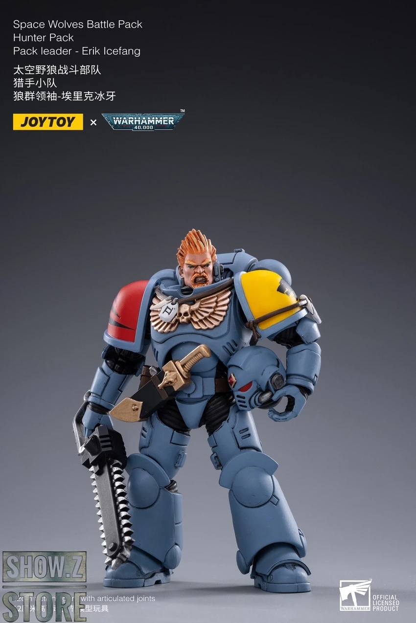 JoyToy Source 1/18 Warhammer 40K Space Wolves Battle Pack Hunter Pack Set Of 4 3 JoyToy Source 1/18 Warhammer 40K Space Wolves Battle Pack Hunter Pack Set Of 4 - Image 3