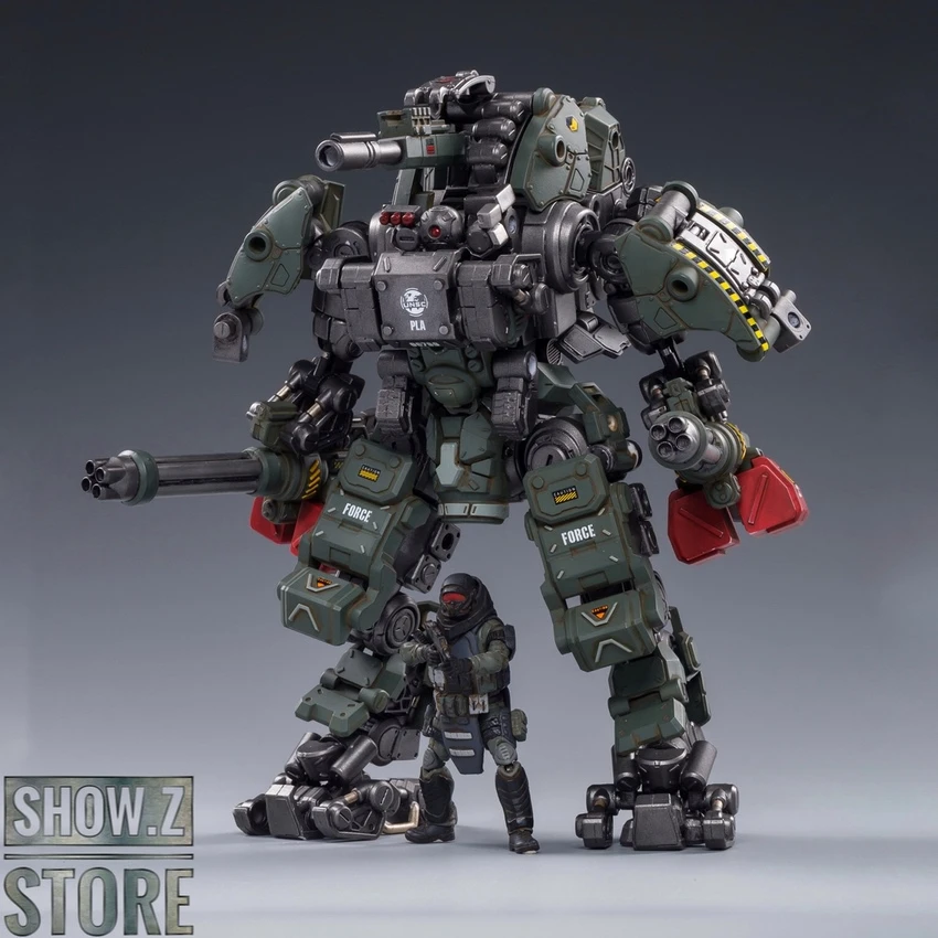 JoyToy Source 1/25 H05 Steel Bone Attack Mecha Military Green Color W/ Pilot 2 JoyToy Source 1/25 H05 Steel Bone Attack Mecha Military Green Color W/ Pilot - Image 2