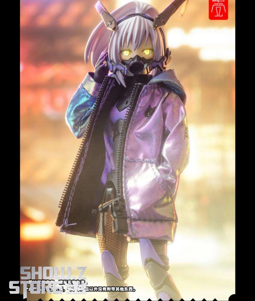Snail Shell Dazzling Blue & Purple Cloth Coat For 1/10 & 1/12 Mecha Girl 9 Snail Shell Dazzling Blue & Purple Cloth Coat For 1/10 & 1/12 Mecha Girl - Image 9