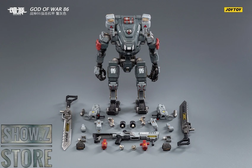 JoyToy Source 1/24 God Of War 86 Mecha W/ Pilot Grey Version 12 JoyToy Source 1/24 God Of War 86 Mecha W/ Pilot Grey Version - Image 12