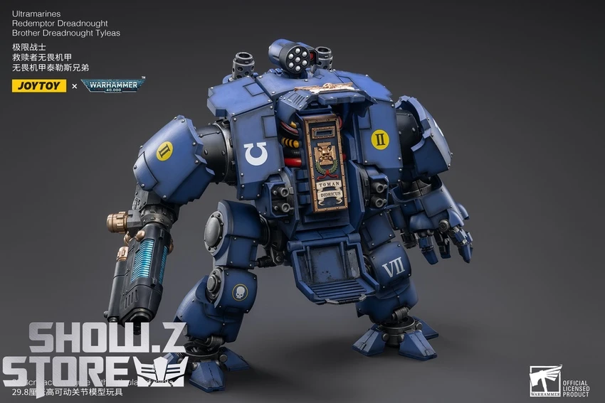 JoyToy Source 1/18 Warhammer 40K Ultramarines Redemptor Dreadnought Brother Tyleas 9 JoyToy Source 1/18 Warhammer 40K Ultramarines Redemptor Dreadnought Brother Tyleas - Image 9