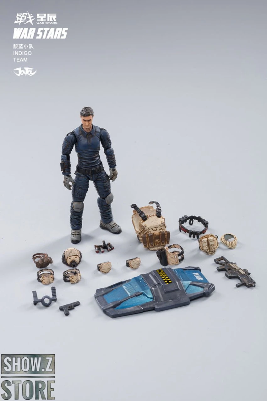 JoyToy Source 1/18 War Stars Starhawk 8th Army Indigo Fleet Set Of 3 9 JoyToy Source 1/18 War Stars Starhawk 8th Army Indigo Fleet Set Of 3 - Image 9