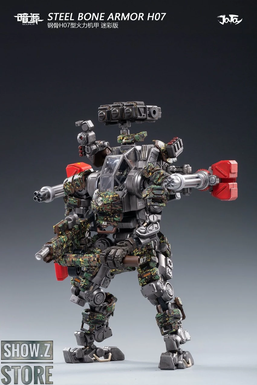 JoyToy Source 1/25 H07 Steel Bone Attack Mecha Jungle Camouflage W/ Pilot 12 JoyToy Source 1/25 H07 Steel Bone Attack Mecha Jungle Camouflage W/ Pilot - Image 12