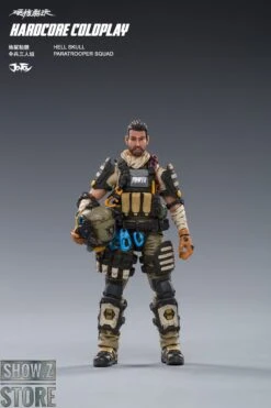 JoyToy Source 1/18 Hardcore Coldplay Hell Skull Paratrooper Squad Set Of 3 24 JoyToy Source 1/18 Hardcore Coldplay Hell Skull Paratrooper Squad Set Of 3 -Show.Z Toys Deals Store 1f5f7daa9f