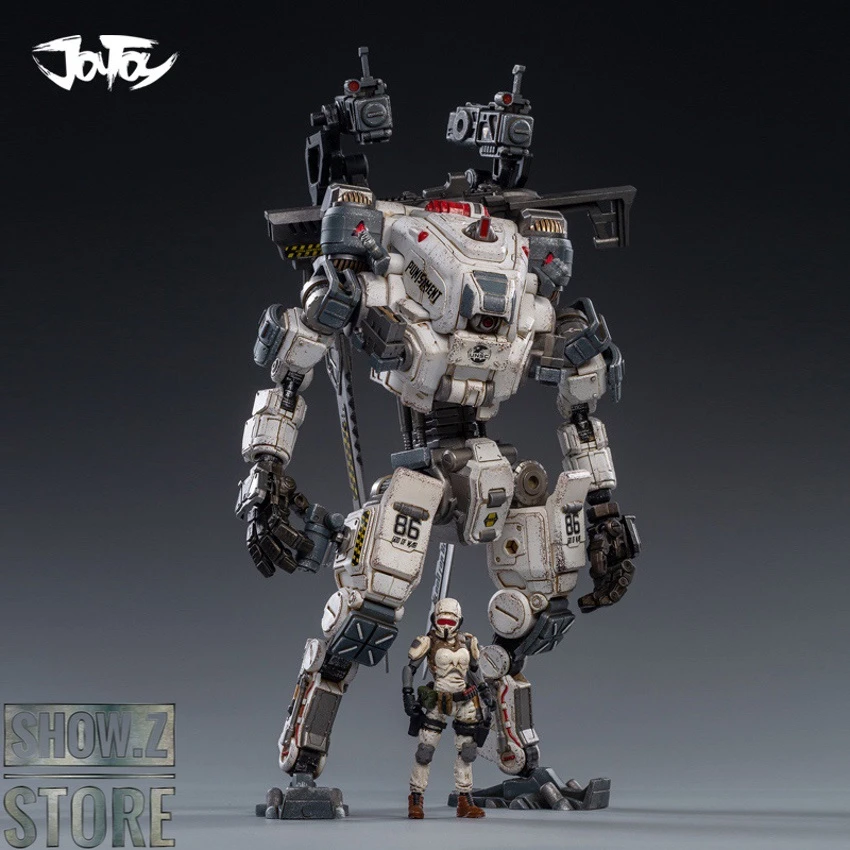 JoyToy Source 1/24 God Of War 86 Mecha W/ Pilot White Version 2 JoyToy Source 1/24 God Of War 86 Mecha W/ Pilot White Version - Image 2