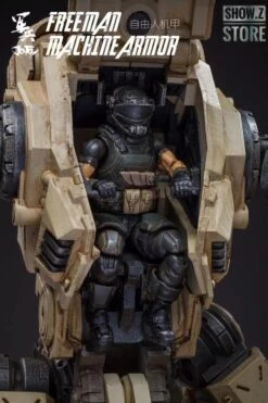JoyToy Source Acid Rain 1/18 Freeman Machine Armor W/ Pilot Mechas & Soldiers Figure Set Desert Brown Version -Show.Z Toys Deals Store 2113e430e9