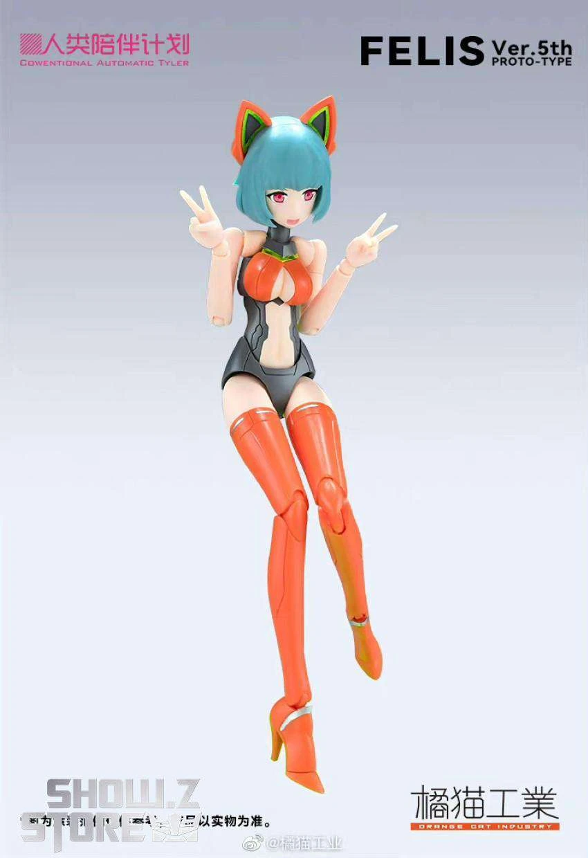 Orange Cat Industry 1/12 Cowentional Automatic Tyler Felis Model Kit 5th Anniversary Version 4 Orange Cat Industry 1/12 Cowentional Automatic Tyler Felis Model Kit 5th Anniversary Version - Image 4