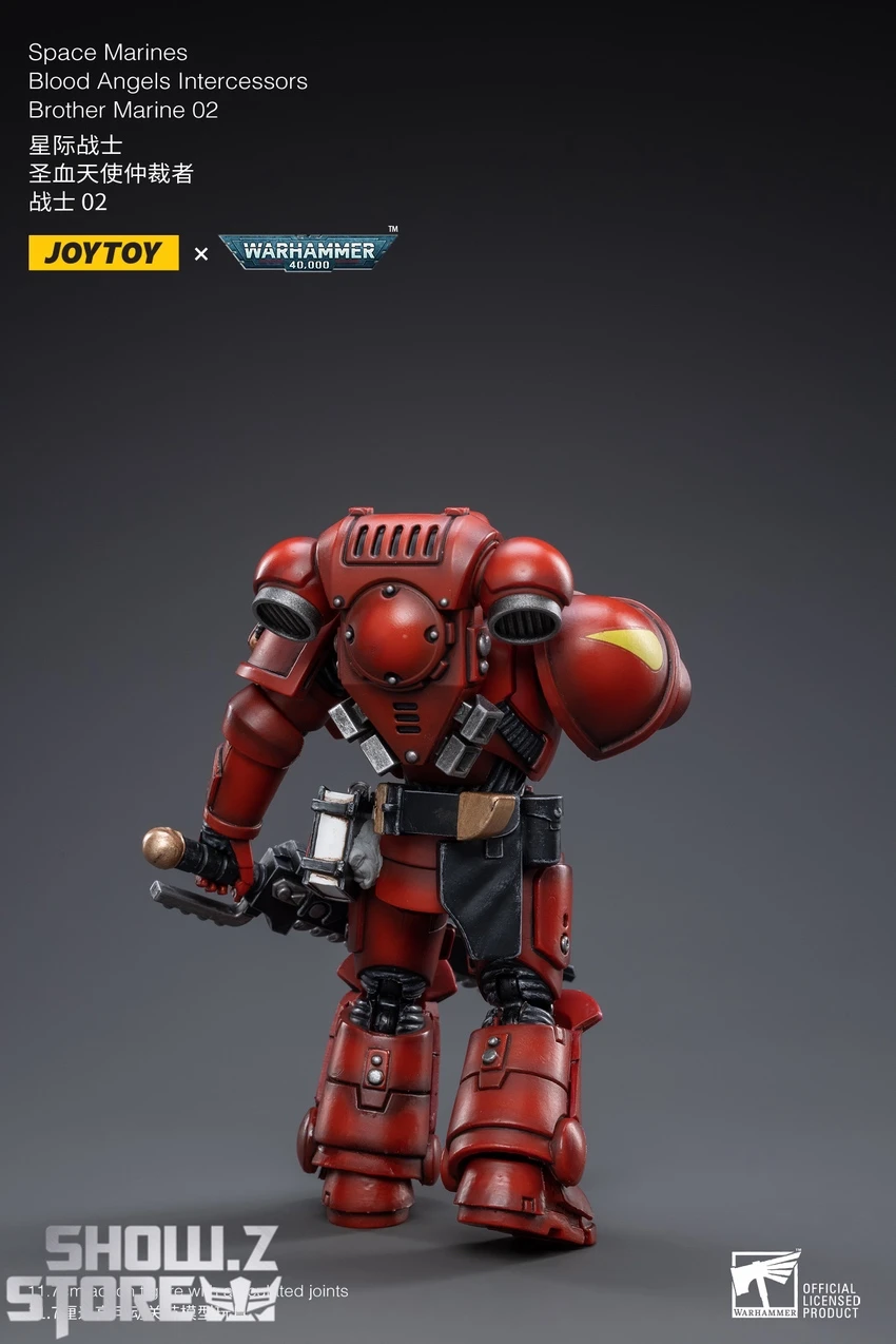 JoyToy Source 1/18 Warhammer 40K Blood Angels Intercessors Brother Marine 02 4 JoyToy Source 1/18 Warhammer 40K Blood Angels Intercessors Brother Marine 02 - Image 4