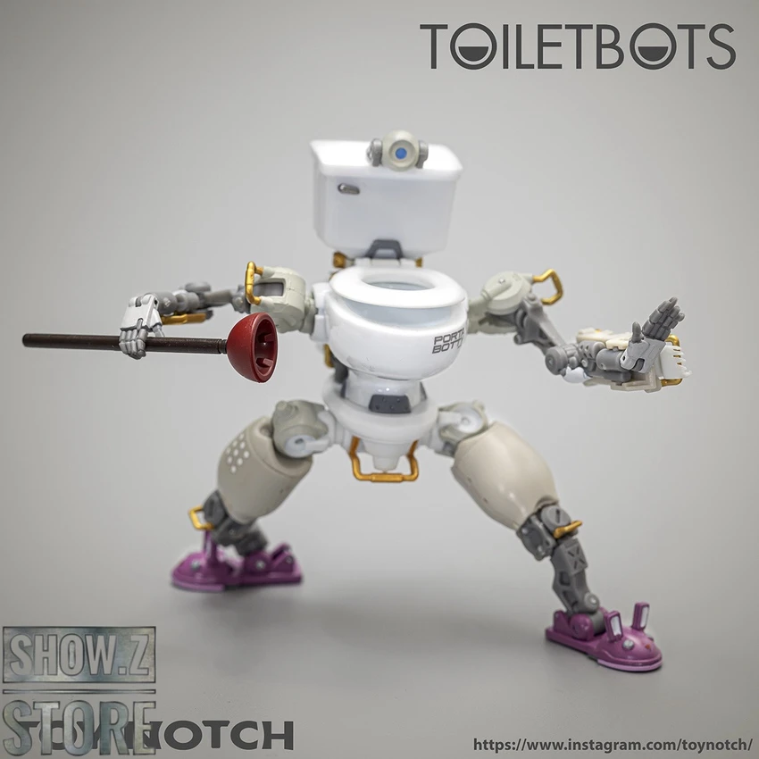 Toy Notch Fun Connection FC-01 Toiletbots Set Of 2 3 Toy Notch Fun Connection FC-01 Toiletbots Set Of 2 - Image 3