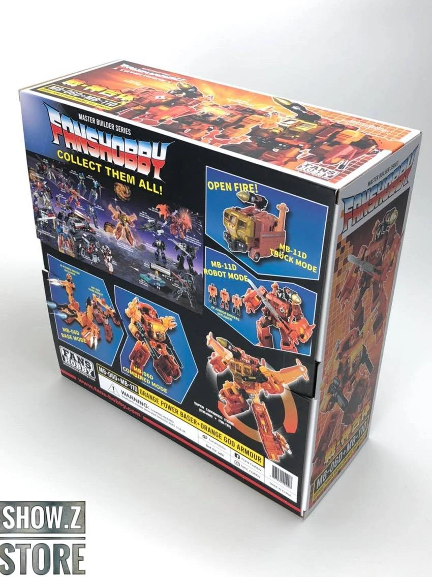 FansHobby MB-06D Power Baser Optimus Prime & MB-11D God Armor God Bomber Orange Version Set Of 2 15 FansHobby MB-06D Power Baser Optimus Prime & MB-11D God Armor God Bomber Orange Version Set Of 2 - Image 15