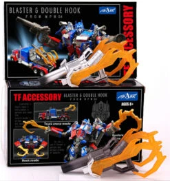 Spark Blaster & Double Hook For LT02 MPM-04 MPM04 Optimus Prime Upgrade Kit Silver & Grey -Show.Z Toys Deals Store 2b5a4ccf95