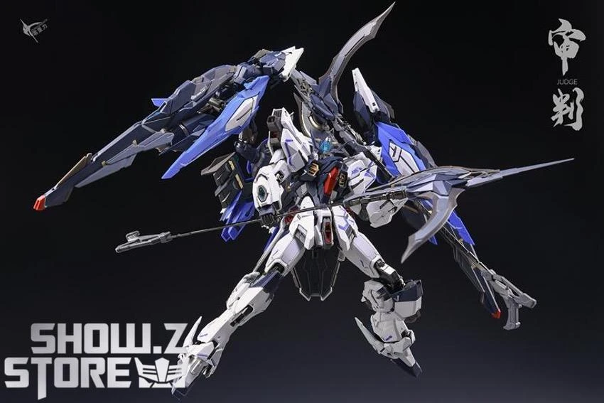 Zero_G Studio 1/100 MG Judge Gundam Model Kit Blue Version 4 Zero_G Studio 1/100 MG Judge Gundam Model Kit Blue Version - Image 4