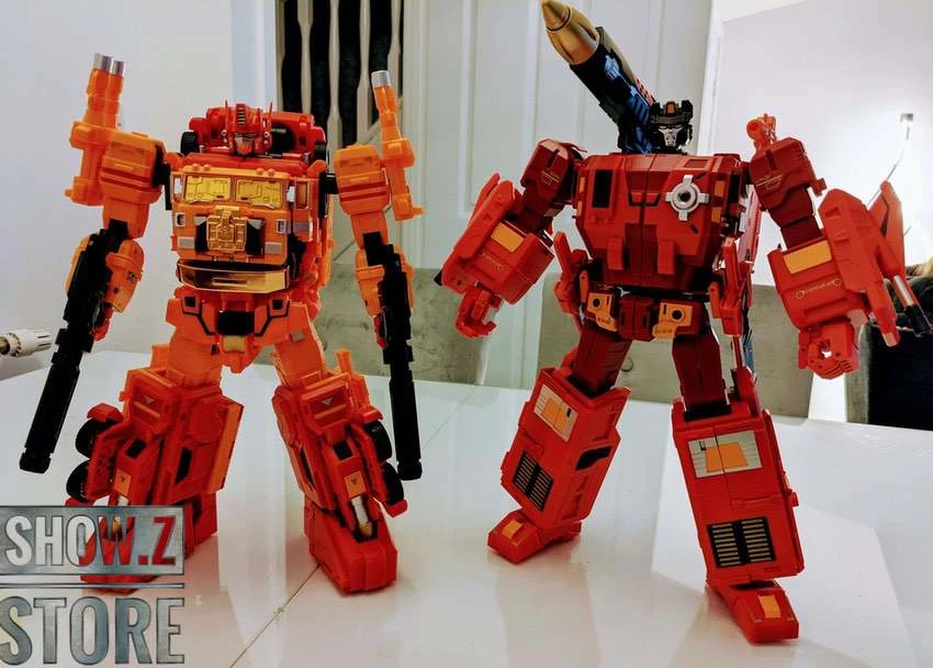 FansHobby MB-06D Power Baser Optimus Prime & MB-11D God Armor God Bomber Orange Version Set Of 2 10 FansHobby MB-06D Power Baser Optimus Prime & MB-11D God Armor God Bomber Orange Version Set Of 2 - Image 10