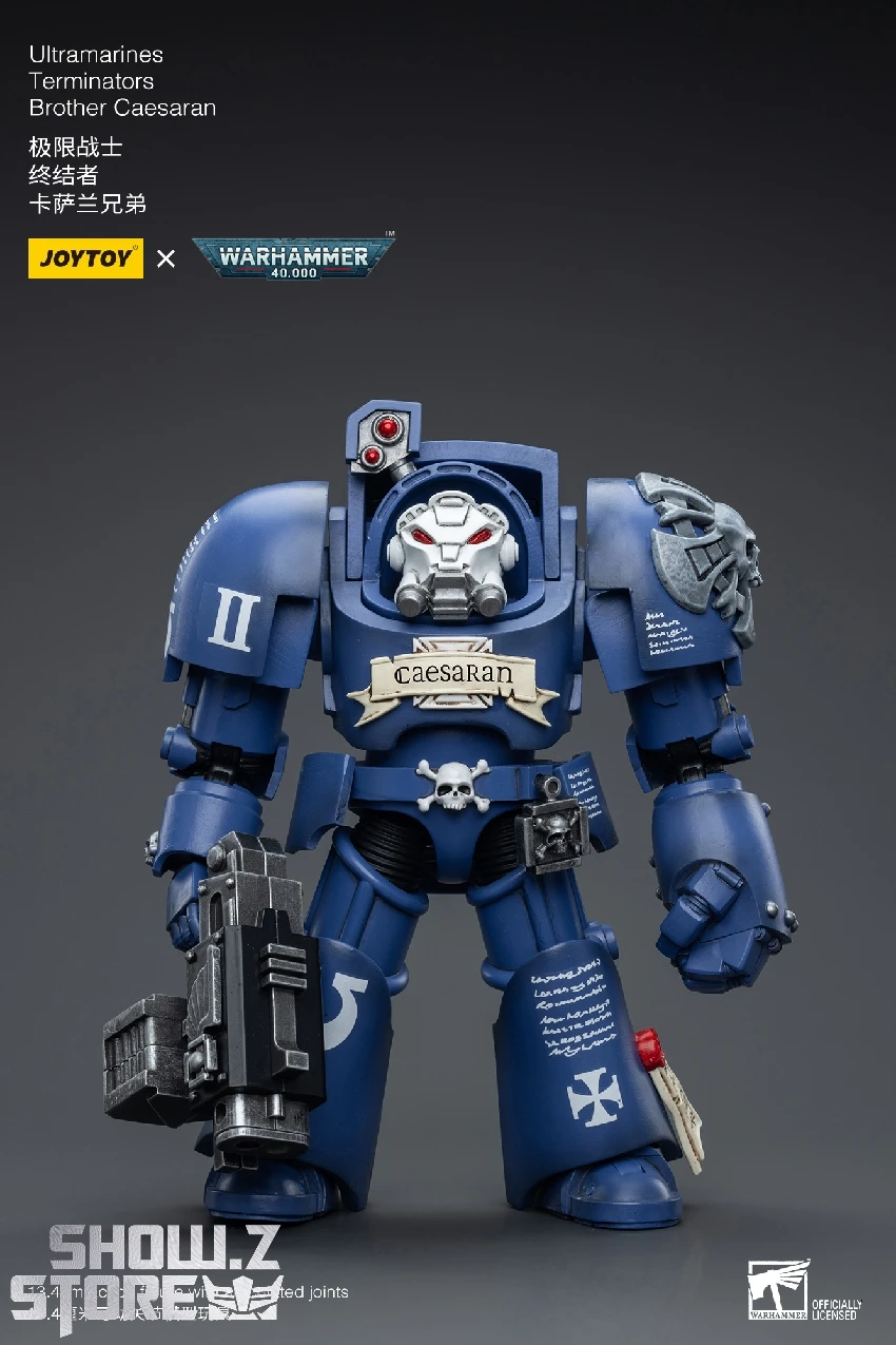 JoyToy Source 1/18 Warhammer 40K Ultramarines Terminators Brother Caesaran 9 JoyToy Source 1/18 Warhammer 40K Ultramarines Terminators Brother Caesaran - Image 9