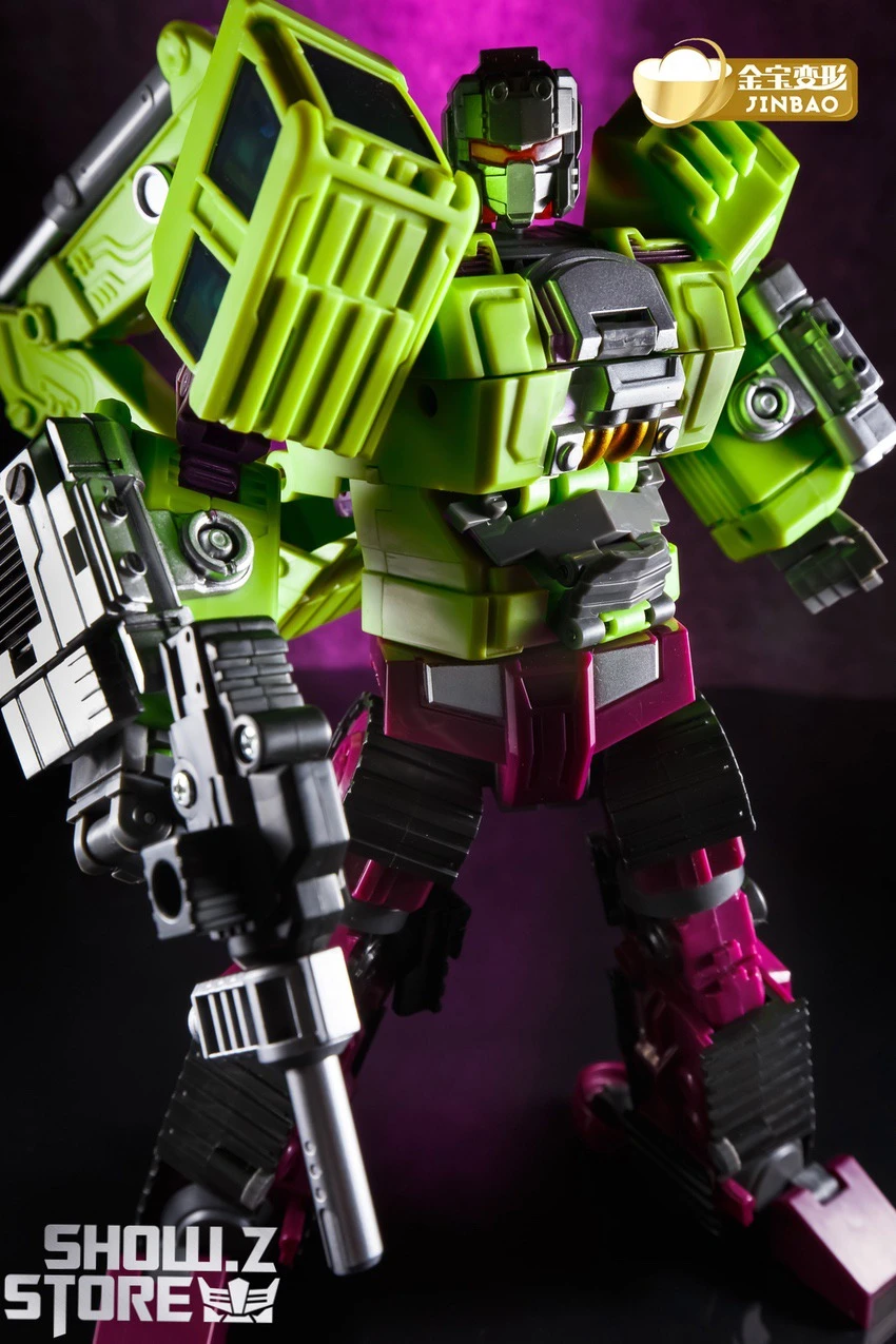 Jinbao DF03 Builder.D Devastator Green Version Set Of 6 Oversized Version 18 Jinbao DF03 Builder.D Devastator Green Version Set Of 6 Oversized Version - Image 18