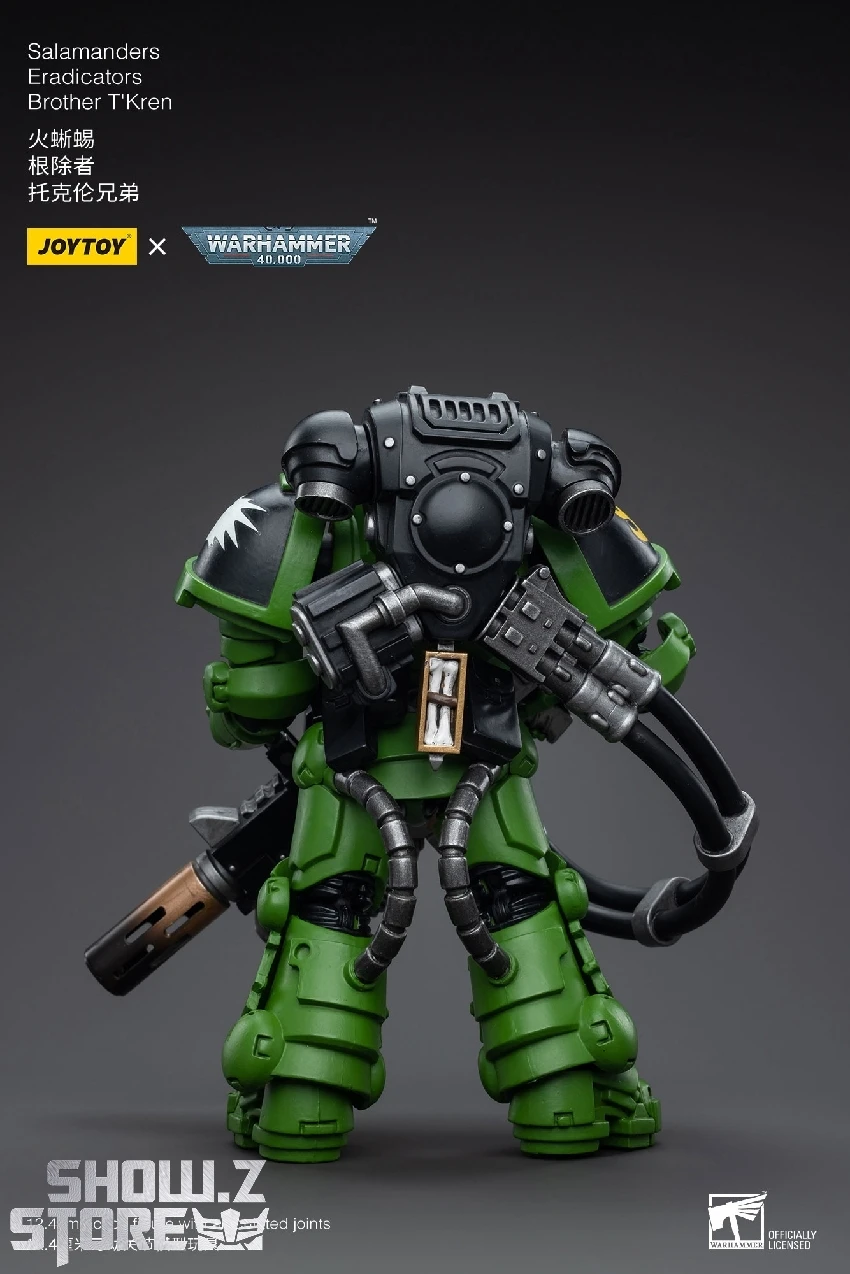 JoyToy Source 1/18 Warhammer 40K Salamanders Eradicators Brother T'Kren 3 JoyToy Source 1/18 Warhammer 40K Salamanders Eradicators Brother T'Kren - Image 3