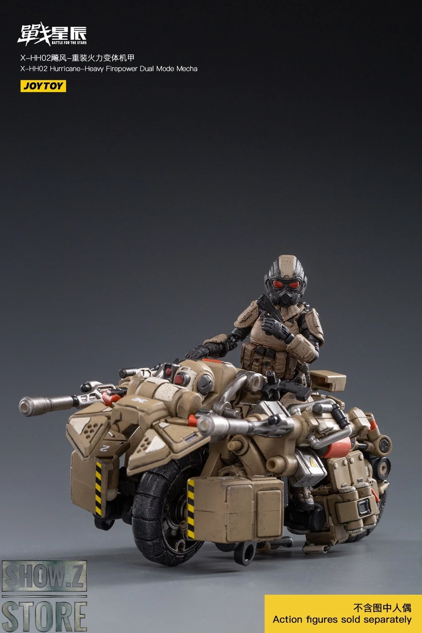 JoyToy Source 1/18 X-HH02 Hurricane Heavy Firepower Dual Mode Mecha Sand Version 13 JoyToy Source 1/18 X-HH02 Hurricane Heavy Firepower Dual Mode Mecha Sand Version - Image 13
