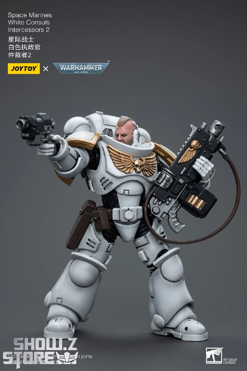 JoyToy Source 1/18 Warhammer 40K Space Marines White Consuls Intercessors 2 6 JoyToy Source 1/18 Warhammer 40K Space Marines White Consuls Intercessors 2 - Image 6