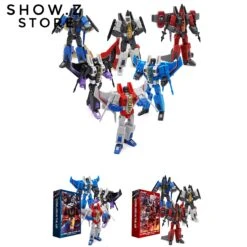 MechFansToys F-01 Overload Starscream Thundercracker Skywarp & F-02 Dirge Ramjet Thrust