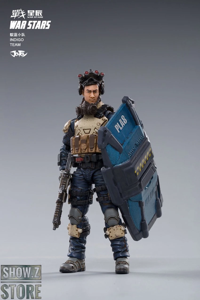 JoyToy Source 1/18 War Stars Starhawk 8th Army Indigo Fleet Set Of 3 5 JoyToy Source 1/18 War Stars Starhawk 8th Army Indigo Fleet Set Of 3 - Image 5