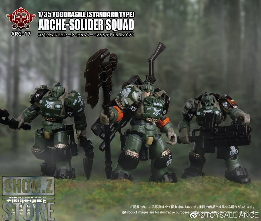Toys Alliance 1/35 ARC-17 Yggdrasill Arche-Soilder Squad Standard Type Set Of 3 7 Toys Alliance 1/35 ARC-17 Yggdrasill Arche-Soilder Squad Standard Type Set Of 3 - Image 7