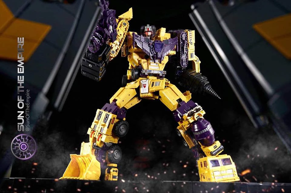 Toyworld TW-C07B Constructor Devastator Yellow Set Of 6 2 Toyworld TW-C07B Constructor Devastator Yellow Set Of 6 - Image 2