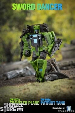 Dr.Wu Sword Dancer Slamdance DW-E07G Traveler Plane Raindance & DW-E08G Patriot Tank Grandslam Set Of 2 Green Version 12 Dr.Wu Sword Dancer Slamdance DW-E07G Traveler Plane Raindance & DW-E08G Patriot Tank Grandslam Set Of 2 Green Version -Show.Z Toys Deals Store 39cd28e675