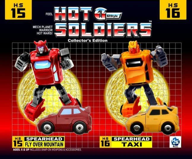 Mech Planet Hot Soldiers HS-15 Cliffjumper & HS-16 Hubcup Set Of 2 4 Mech Planet Hot Soldiers HS-15 Cliffjumper & HS-16 Hubcup Set Of 2 - Image 4