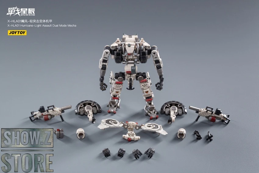 JoyToy Source 1/18 X-HLA01 Hurricane Light Assault Dual Mode Mecha White 14 JoyToy Source 1/18 X-HLA01 Hurricane Light Assault Dual Mode Mecha White - Image 14