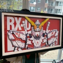 ChenFu Studio RX-0 Unicorn Gundam 3D Wall Art Decoration Picture -Show.Z Toys Deals Store 3d408418fd