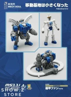 MechFansToys Mech Fans Toys Mech Soul MS-11I Mini Sentry & Doc Blue Version 7 MechFansToys Mech Fans Toys Mech Soul MS-11I Mini Sentry & Doc Blue Version -Show.Z Toys Deals Store 3d4d72f83a