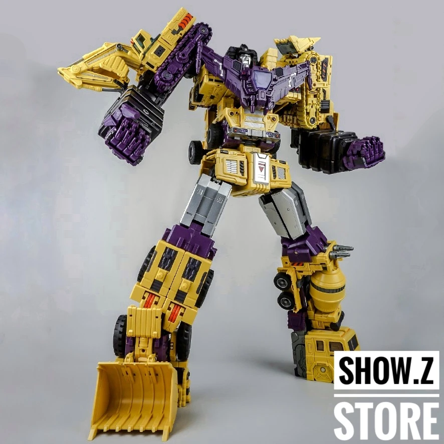 Toyworld TW-C07B Constructor Devastator Yellow Set Of 6 1 Toyworld TW-C07B Constructor Devastator Yellow Set Of 6