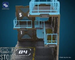 FreshRetro 1/18 1/24 SIB04 Scene In Box Fortifications-B Model Kit -Show.Z Toys Deals Store 3fbf6ca35c