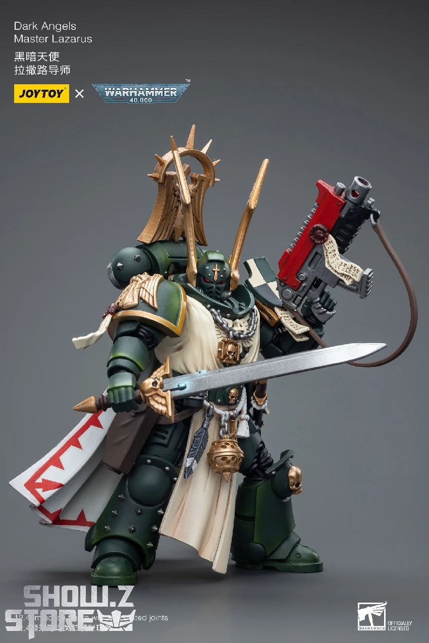 JoyToy Source 1/18 Warhammer 40K Dark Angels Master Lazarus 4 JoyToy Source 1/18 Warhammer 40K Dark Angels Master Lazarus - Image 4